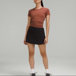 NWT Lululemon Hotty Hot Skirt Black Size 0